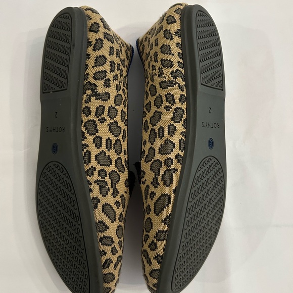 Rothy's Tan Leopard Pattern Slip-Ons - Picture 3 of 4